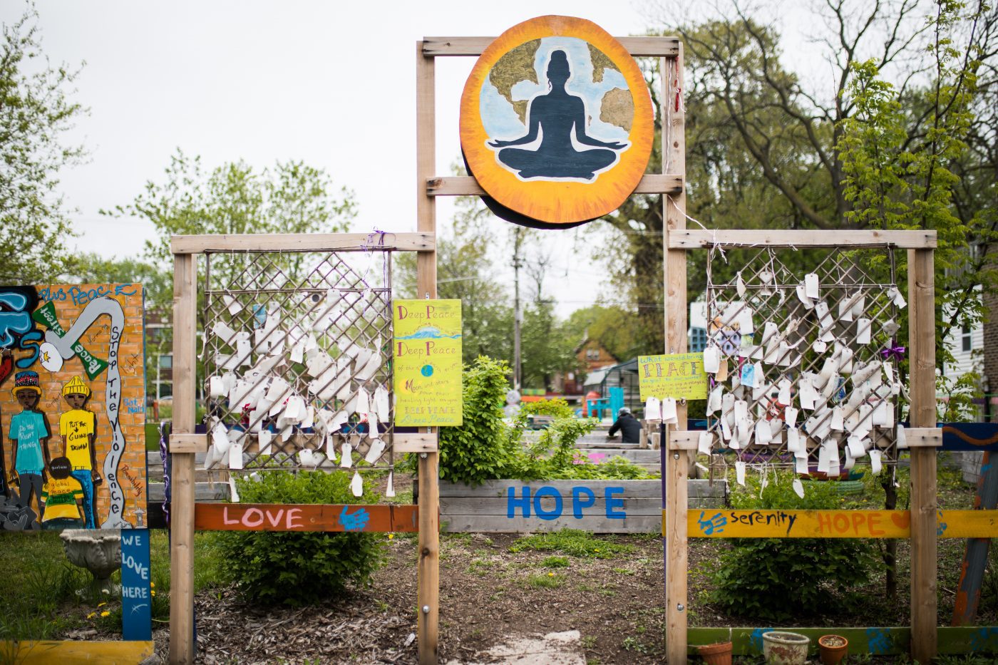 Healing and restorative justice happen in I Grow's beautiful peace garden. The Brave Files Podcast.